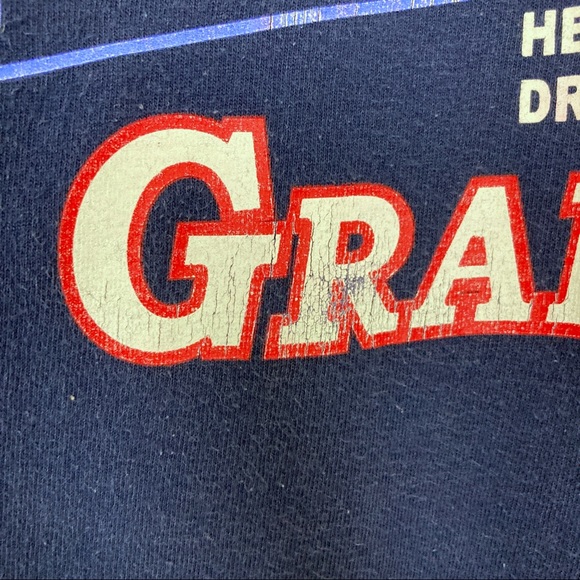 Vintage D.A.R.E DARE tshirt baby blue 90s anti drug narc tee t-shirt navy blue - Picture 5 of 7